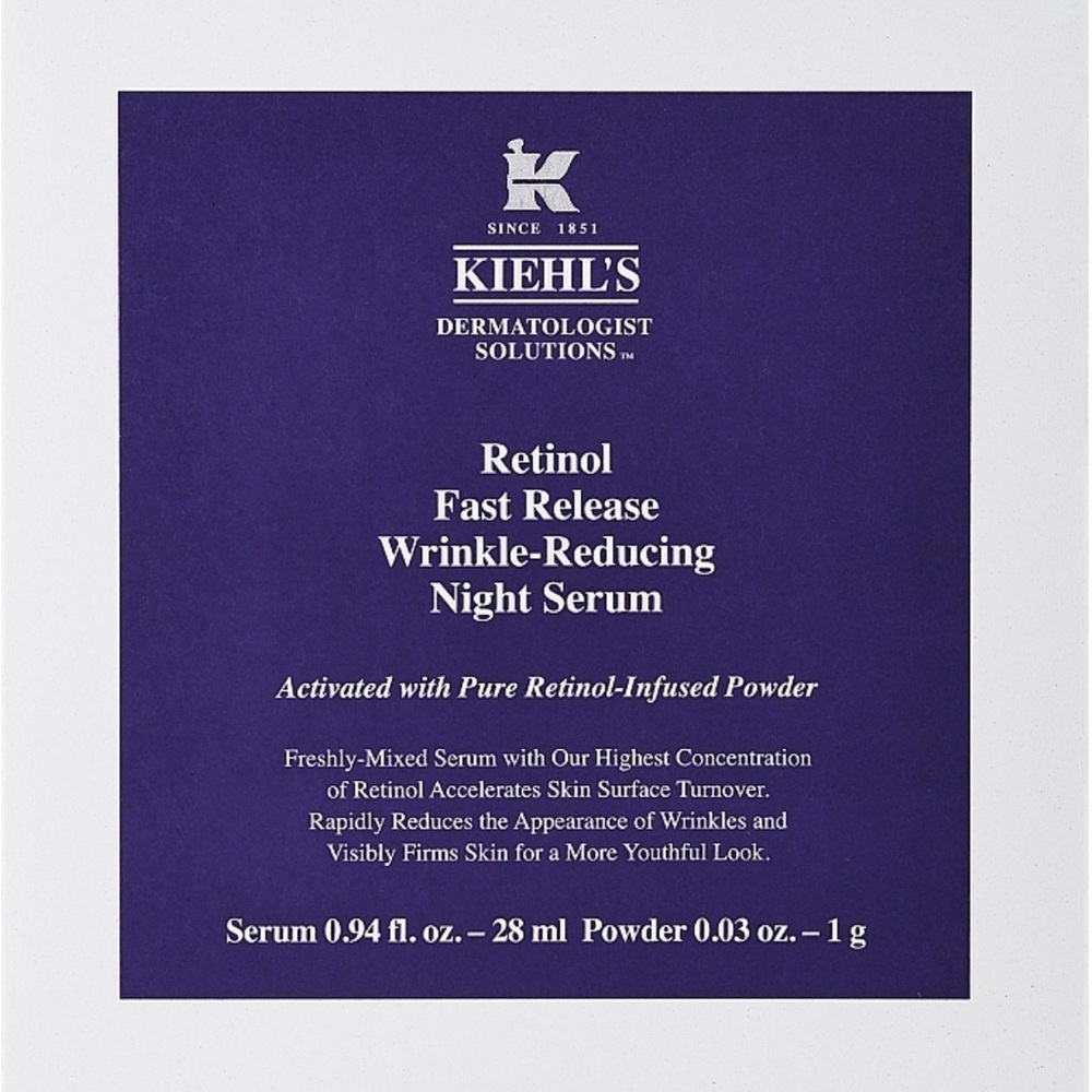 Kiehlβs Retinol Fast Release Wrinkle-Reducing Night Serum 28 ml